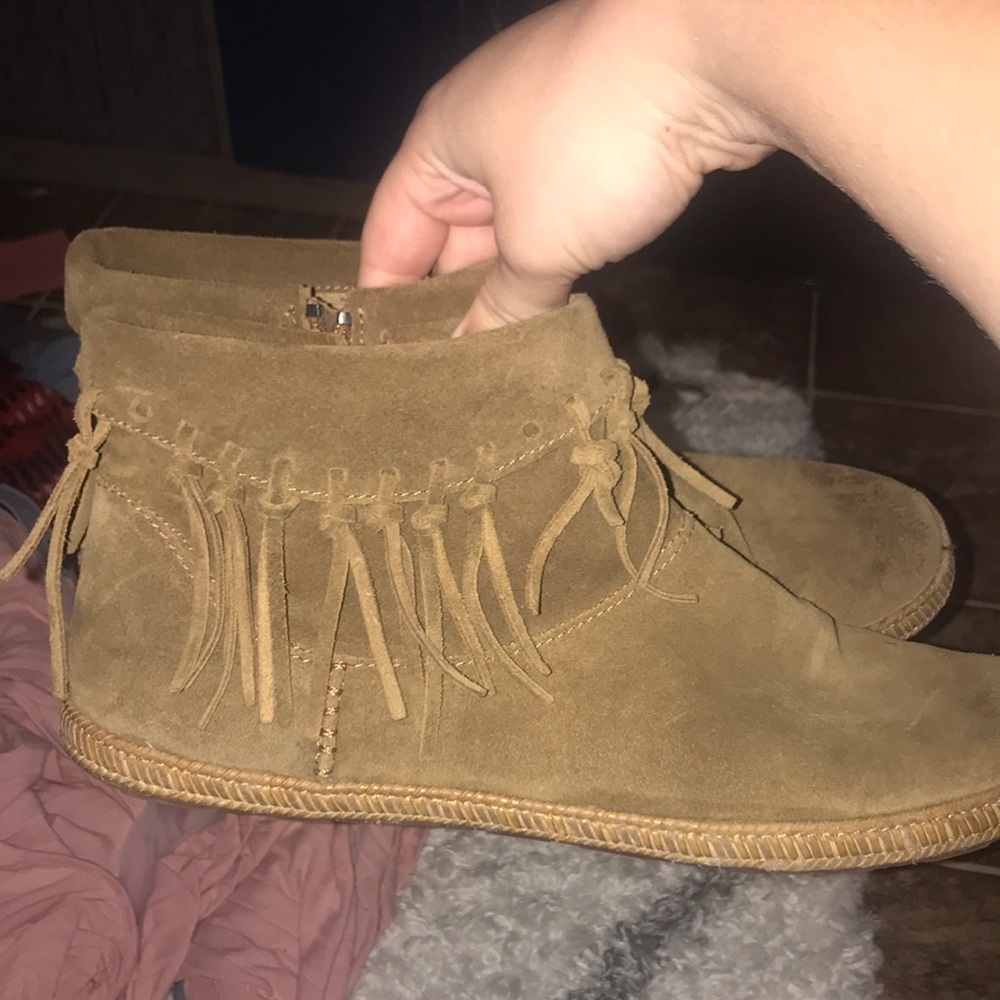 Ugg Ankle Fringe Boots